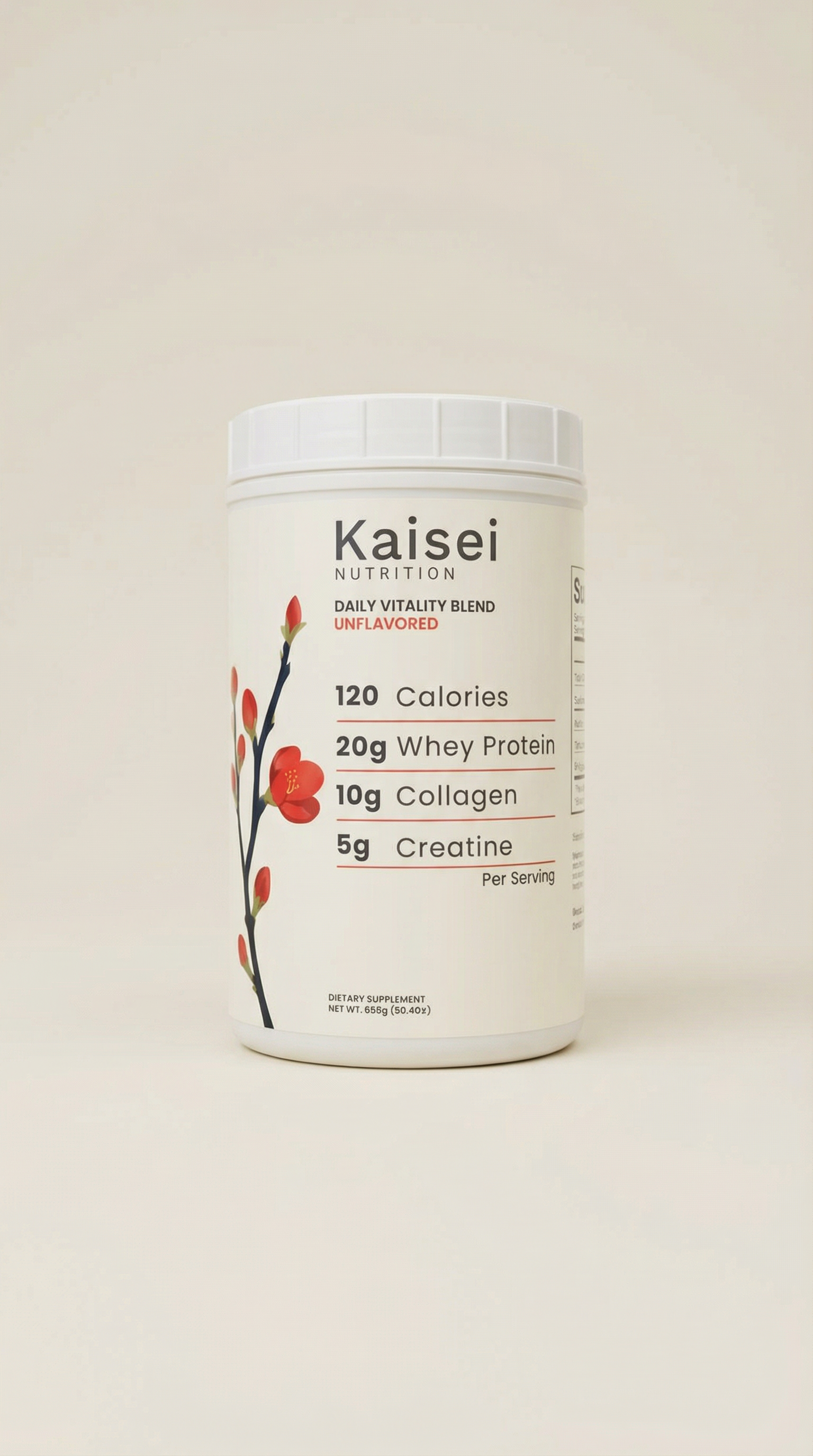 Kaisei Nutrition Daily Vitality Blend — clean studio product shot
