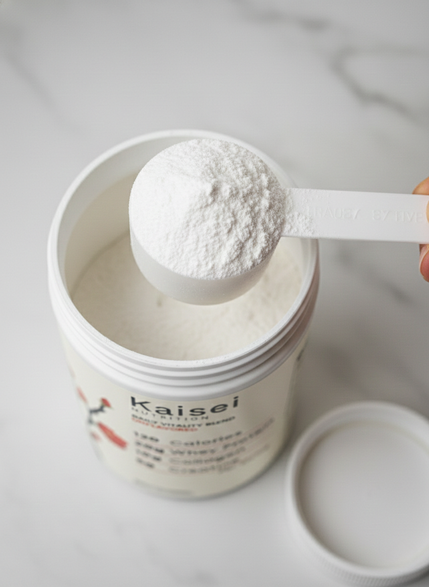 One scoop of Kaisei Nutrition powder